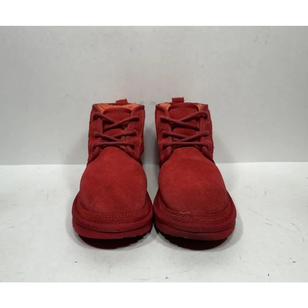 Ugg x Elmo Neumel II 2‎ Boots 1127431K Red Suede Kids Size 3 Sesame Street
